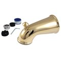 Showerscape 6" Universal Tub Spout with Diverter, Polished Brass K1275A2